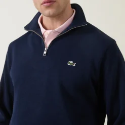 Crocodile Logo Half-Zip Sweatshirt