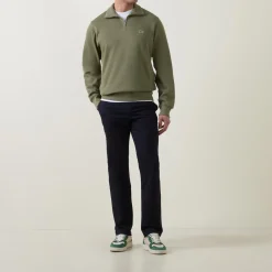 Discount LACOSTE Crocodile Logo Slim Fit Chinos