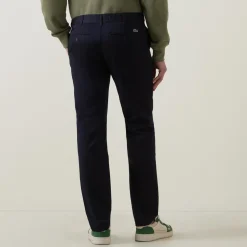 Discount LACOSTE Crocodile Logo Slim Fit Chinos
