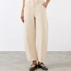 Outlet GOOD AMERICAN Cropped Barrel Leg Jeans