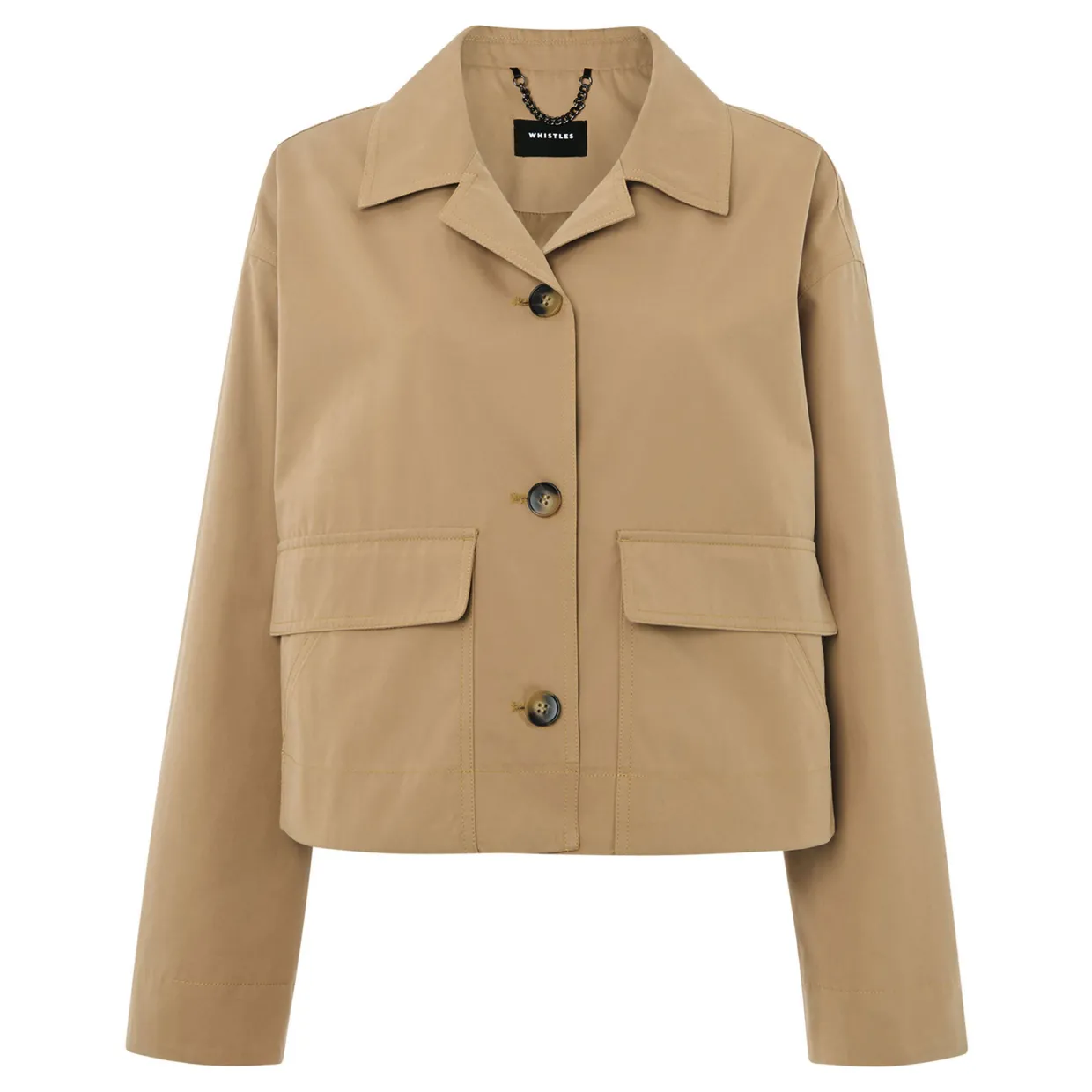 Cropped Trench Jacket