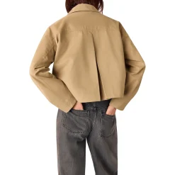 Cropped Trench Jacket