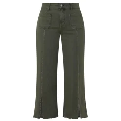 Best JOSEPH RIBKOFF Cropped Wide Leg Jeans