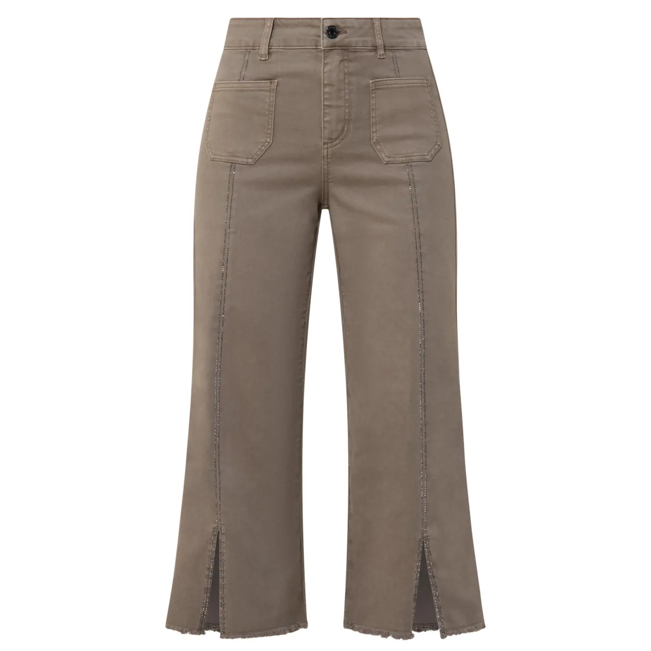 Sale JOSEPH RIBKOFF Cropped Wide Leg Jeans