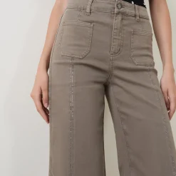 Sale JOSEPH RIBKOFF Cropped Wide Leg Jeans