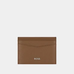 Crosstown Logo Leather Cardholder
