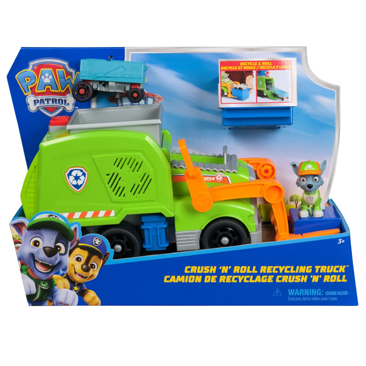 Crush ’N’ Roll Recycling Truck Playset