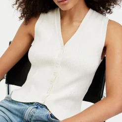 Cruz Rib-Knit Waistcoat