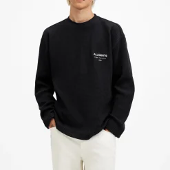 Hot ALLSAINTS Crypt Logo Long-Sleeved T-Shirt