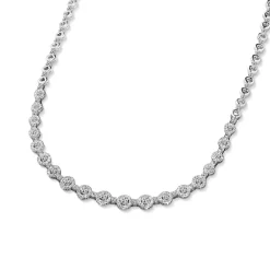 Cubic Zirconia Embellished Necklace