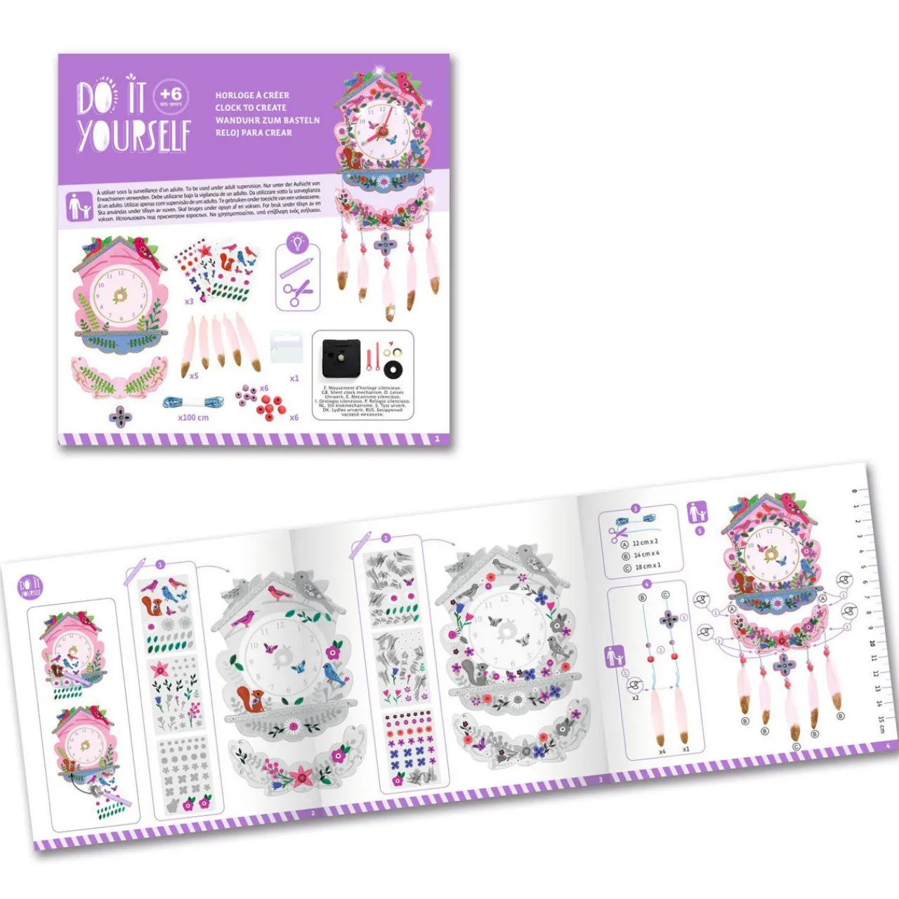 Best DJECO Cuckoo Decorating Clock Set