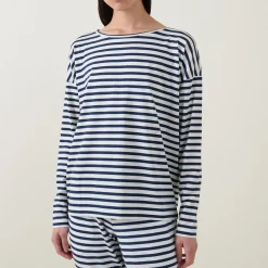 Online MEY Cyra Stripe Pyjama Top