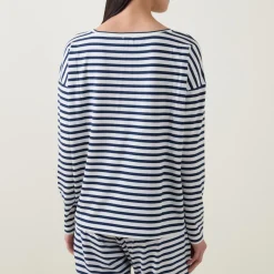 Online MEY Cyra Stripe Pyjama Top