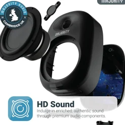 D80 Bookshelf Speaker Black