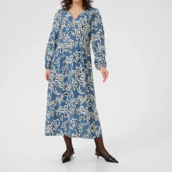 Dahlia Paisley Flared Dress