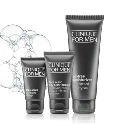 Daily Hydration Men's Skincare Set for Oily Skin