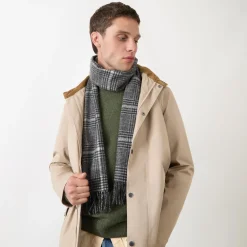 Danbrooke Check Fringed Scarf