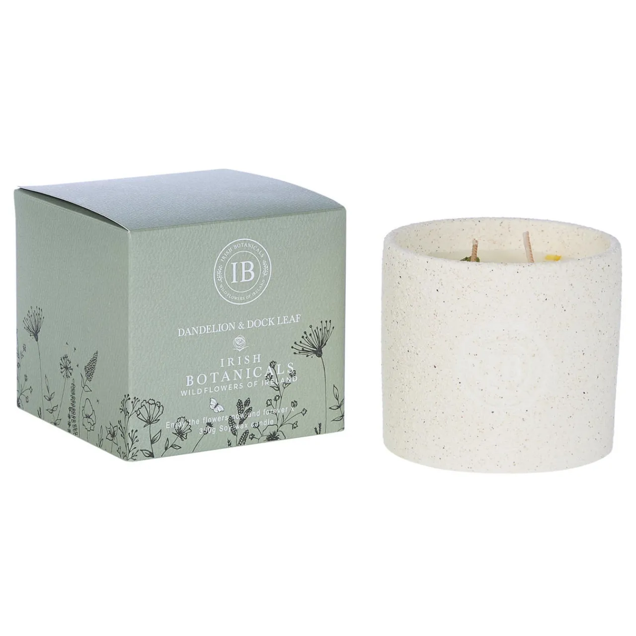 Hot IRISH BOTANICALS Dandelion & Dock Leaf Candle