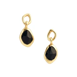 Best JUVI DESIGNS Dapple Black Onyx Stud Earrings