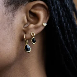 Best JUVI DESIGNS Dapple Black Onyx Stud Earrings