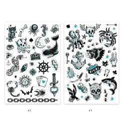 Dark Side Temporary Tattoos