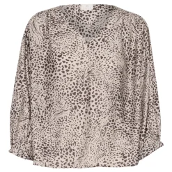 Discount KAFFE Debra Leopard Blouse
