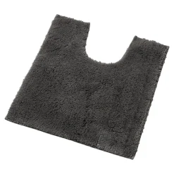 Clearance CHRISTY Deep Pile Pedestal Mat Ash Grey