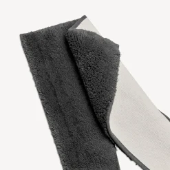 Clearance CHRISTY Deep Pile Pedestal Mat Ash Grey