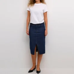 Dekota Mid-Rise Denim Skirt