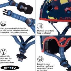 Best MICRO SCOOTERS Deluxe Premium Vehicle Helmet Medium