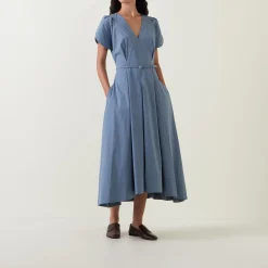 Demnilia Puff-Sleeve Dress