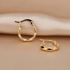 Demure Hoop Earrings