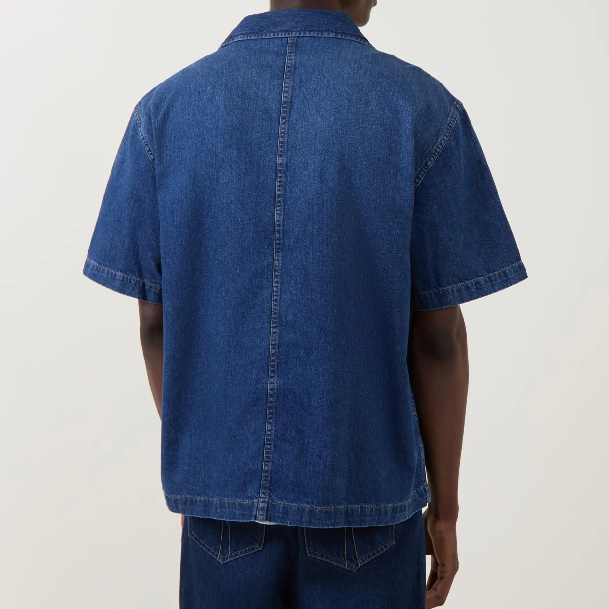 Denim Patch Pocket Shirt