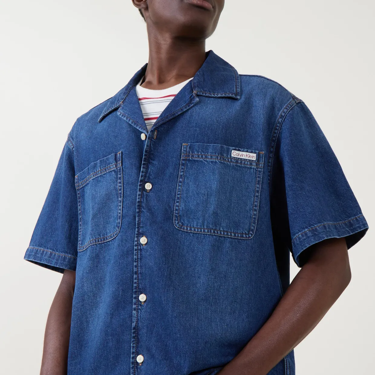 Denim Patch Pocket Shirt