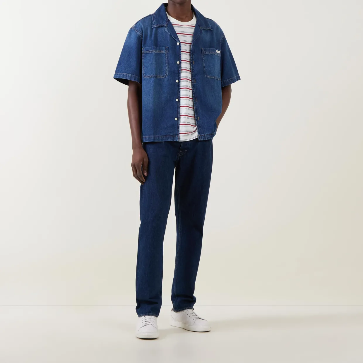 Denim Patch Pocket Shirt