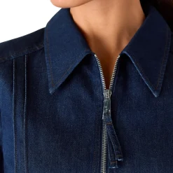 Best WHISTLES Denim Pintuck Jumpsuit