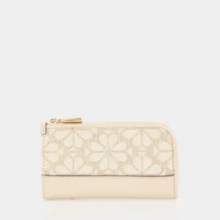 Devin Small Flower Jacquard Wallet