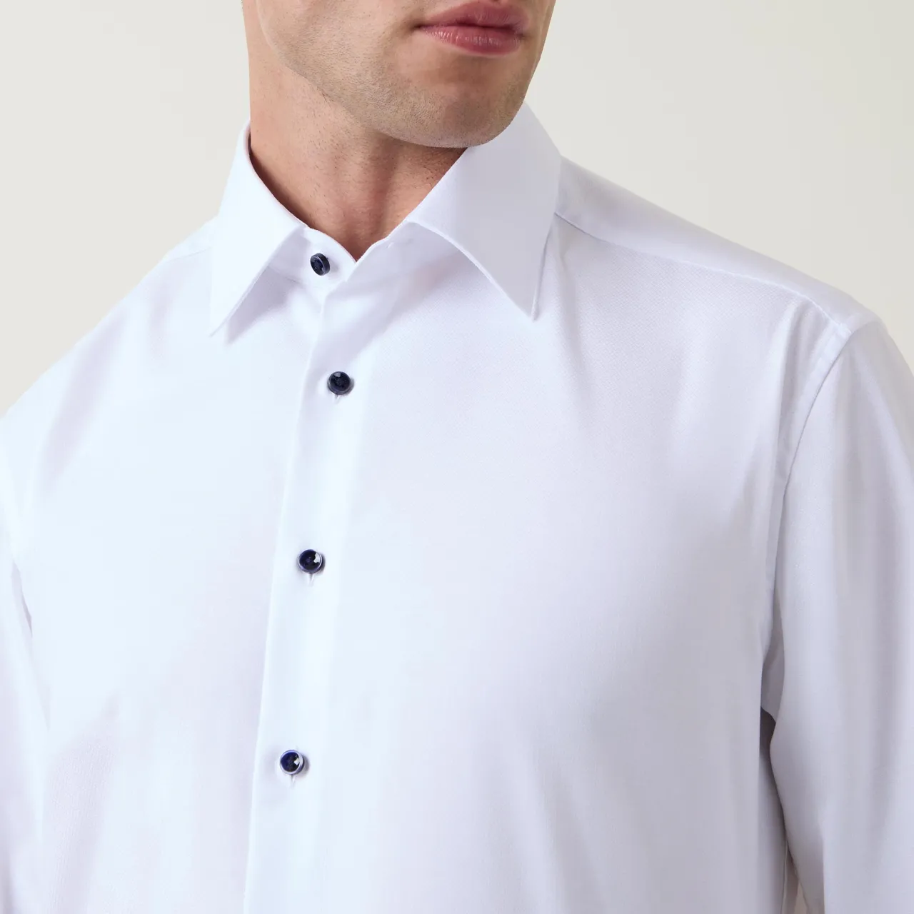 Sale ETERNA Diamond Structure Single-Cuff Shirt