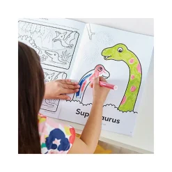 Dinosaur Sticker Colouring Book