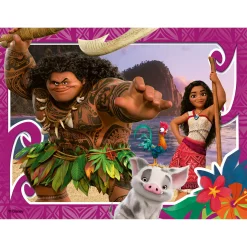 Clearance RAVENSBURGER Disney Moana 2 Four-in-a-Box Jigsaw Puzzles