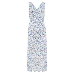 Ditsy Printed Flared Dress