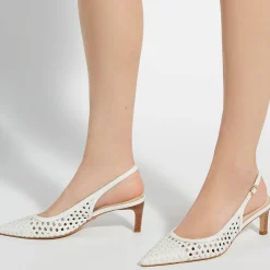 Divided Slingback Heels