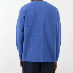Dizzy Waffle-Knit Sweatshirt