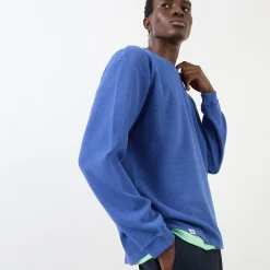 Dizzy Waffle-Knit Sweatshirt