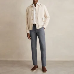 Dobby Slim Leg Chinos