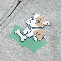 Best LEVIS Dog Logo Bodysuit, Hoodie & Jeans Three-Piece Set 3-24 Months