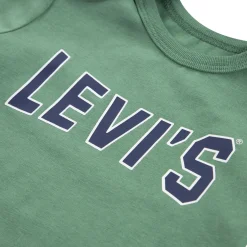Best LEVIS Dog Logo Bodysuit, Hoodie & Jeans Three-Piece Set 3-24 Months