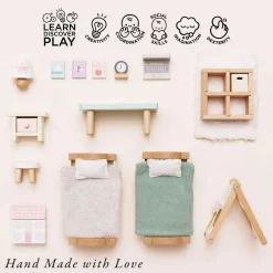 Dolls House Children's Bedroom Furniture Set