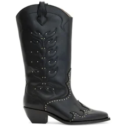 Dolly Stud Knee-High Boots
