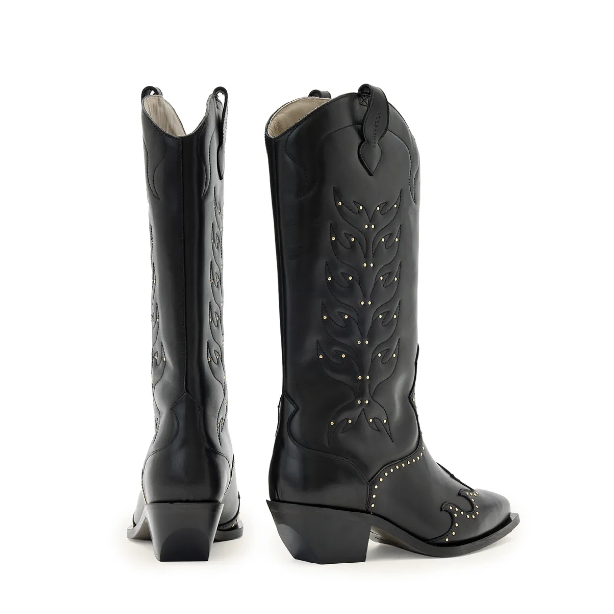 Dolly Stud Knee-High Boots